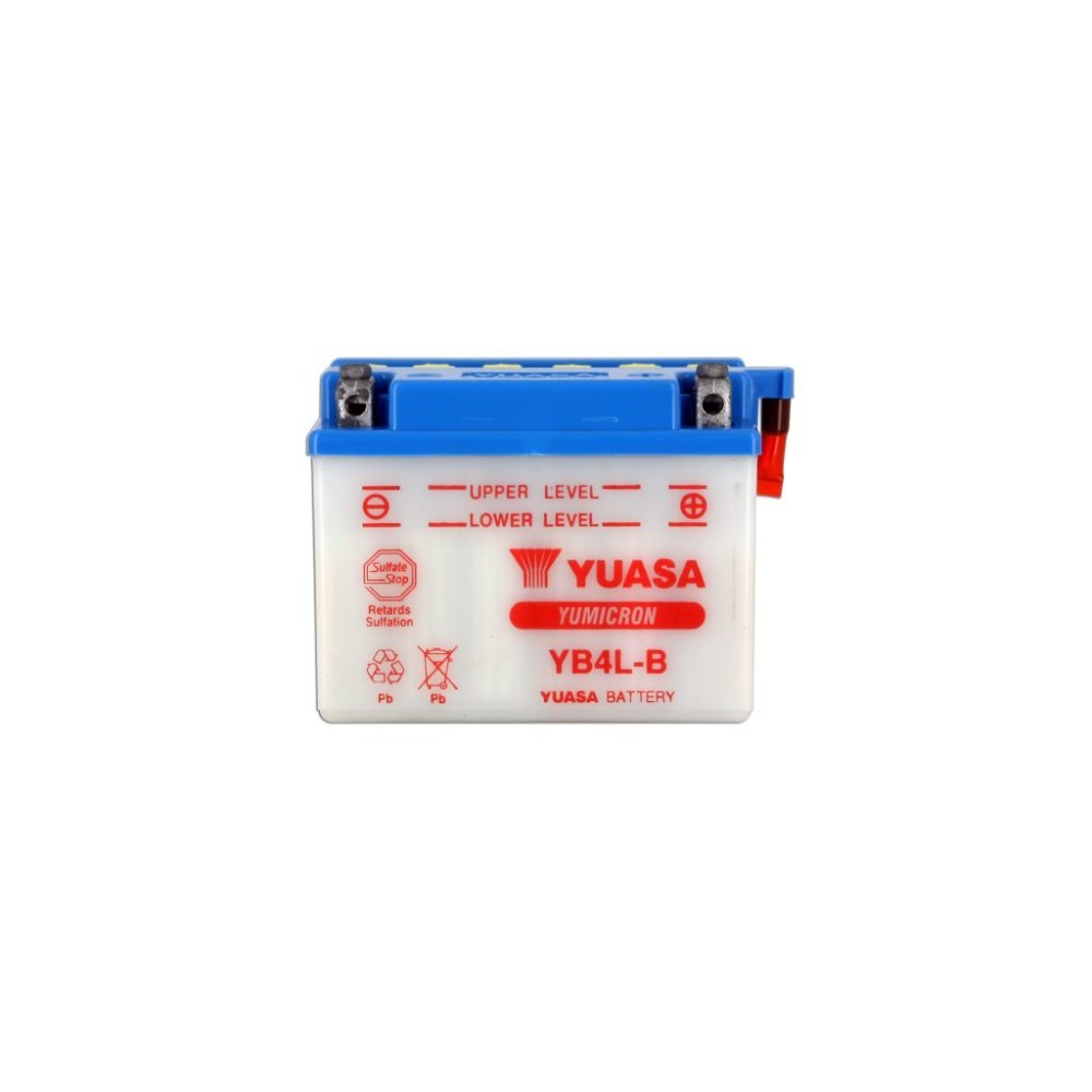 Yuasa Moto YB4L-B Battery without acid pack